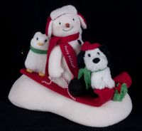 Hallmark Jingle Pals Sledding Buddies Animated Christmas Display